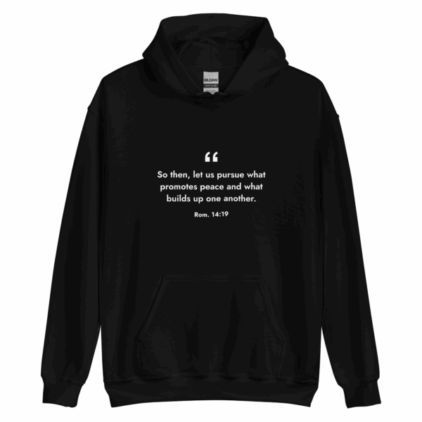 Romans 14:19 Hoodie